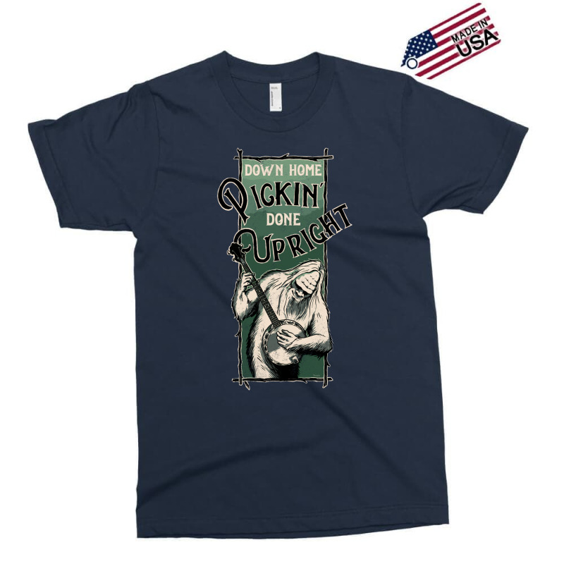 Down Home Pickin Done Upright Quote Exclusive T-shirt | Artistshot