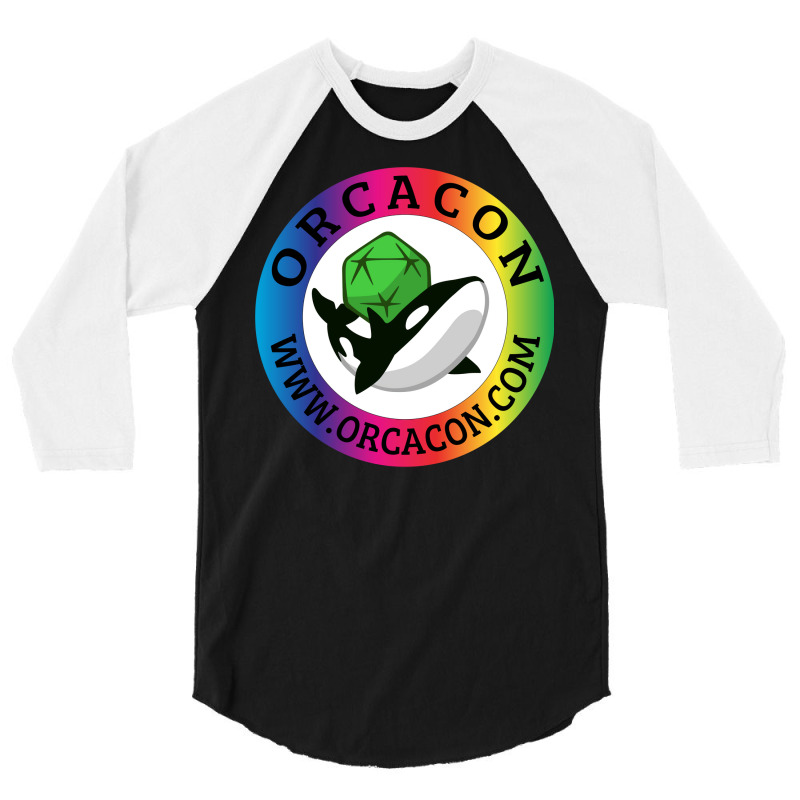 Orcacon Rainbow Slapper 70s 3/4 Sleeve Shirt | Artistshot