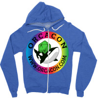 Orcacon Rainbow Slapper 70s Zipper Hoodie | Artistshot