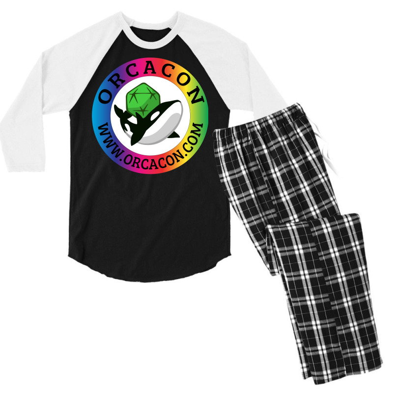 Orcacon Rainbow Slapper 70s Men's 3/4 Sleeve Pajama Set | Artistshot