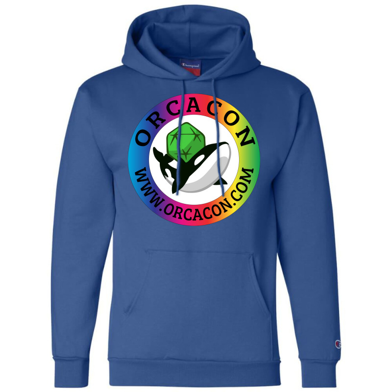 Orcacon Rainbow Slapper 70s Champion Hoodie | Artistshot