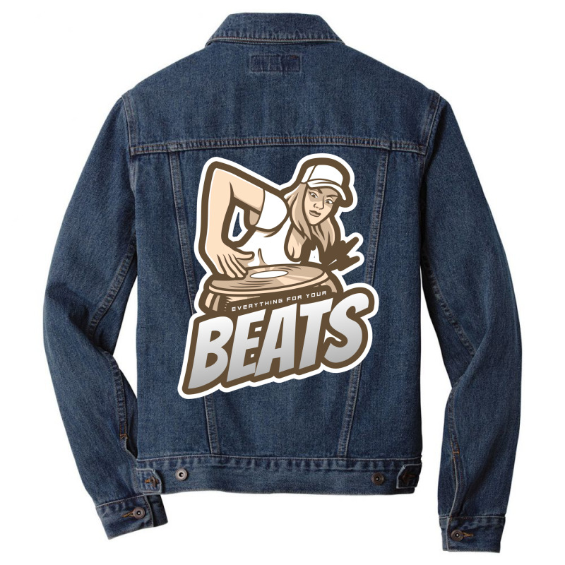 Everything For Your Beats Vintage Men Denim Jacket | Artistshot