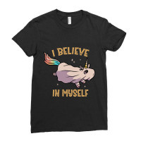 Hot Trend I Believe In Myself Funny Cute Spooky Ladies Fitted T-shirt | Artistshot