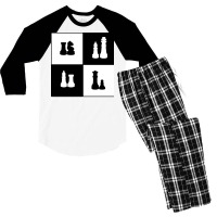 The Chess Of Life Travel Men's 3/4 Sleeve Pajama Set | Artistshot