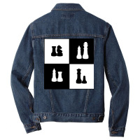 The Chess Of Life Travel Men Denim Jacket | Artistshot