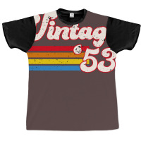 Vintage 1953 Birthday  Retro 53 Birthday   Nature Graphic T-shirt | Artistshot