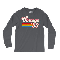 Vintage 1953 Birthday  Retro 53 Birthday   Nature Long Sleeve Shirts | Artistshot