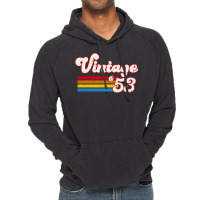 Vintage 1953 Birthday  Retro 53 Birthday   Nature Vintage Hoodie | Artistshot