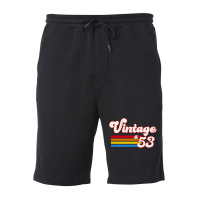 Vintage 1953 Birthday  Retro 53 Birthday   Nature Fleece Short | Artistshot