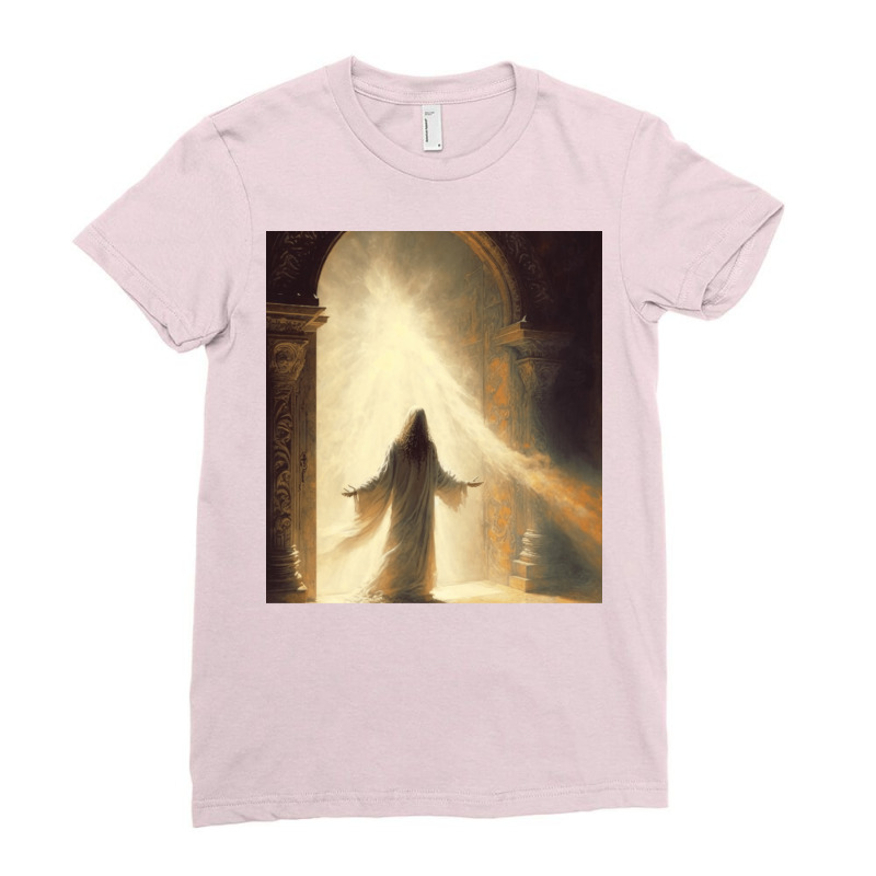 Jesus Arrives Ladies Fitted T-Shirt by vakomaakonga8 | Artistshot