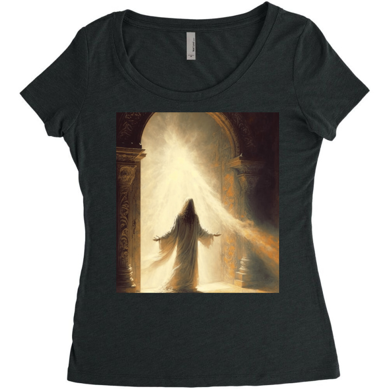 Jesus Arrives Women's Triblend Scoop T-shirt by vakomaakonga8 | Artistshot