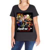 Friday The 13th Art  The Final Chapter Ladies Curvy T-shirt | Artistshot