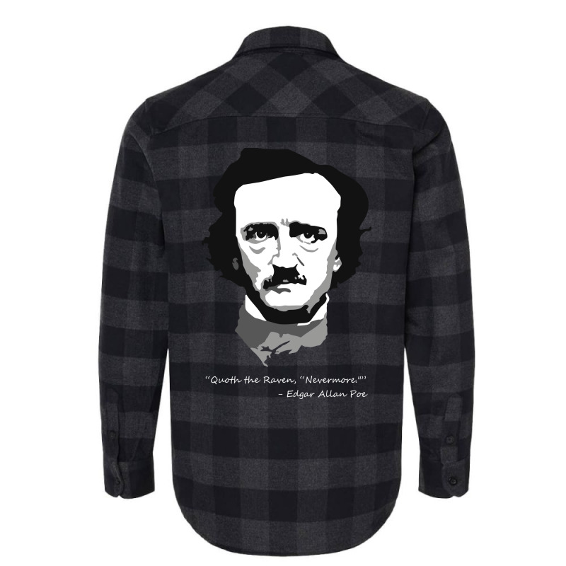 Edgar Allen Poe   Quoth The Raven Flannel Shirt | Artistshot