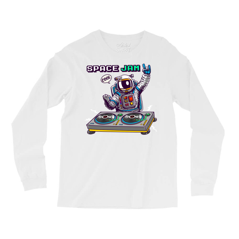 Dj Astronaut Hipster Long Sleeve Shirts | Artistshot