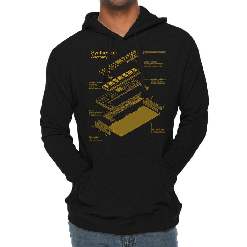 Synthesizer Anatomy Design For Synth Musician And Lightweight Hoodie | Artistshot