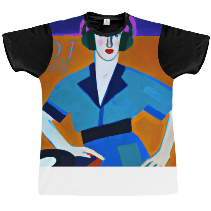 Dj Lady Aesthetic Graphic T-shirt | Artistshot