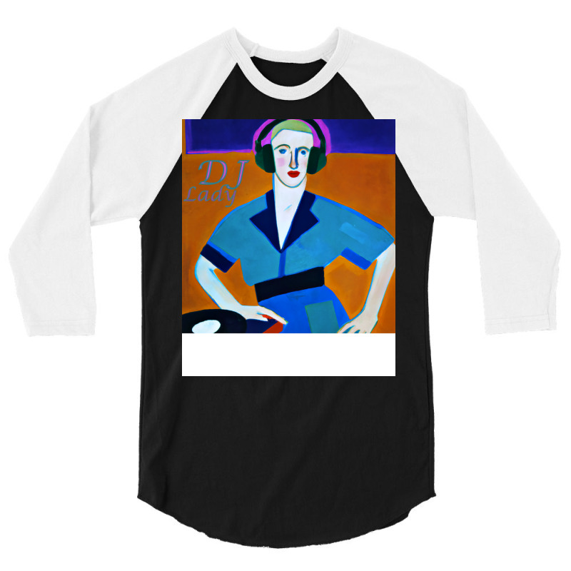 Dj Lady Aesthetic 3/4 Sleeve Shirt | Artistshot