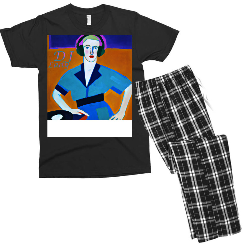 Dj Lady Aesthetic Men's T-shirt Pajama Set | Artistshot