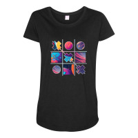 Cross Game Fantasy Cyberpunk Space Planet Maternity Scoop Neck T-shirt | Artistshot