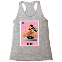 Loteria Mexicana Art Spanish Female Dj Design Mexi Racerback Tank | Artistshot