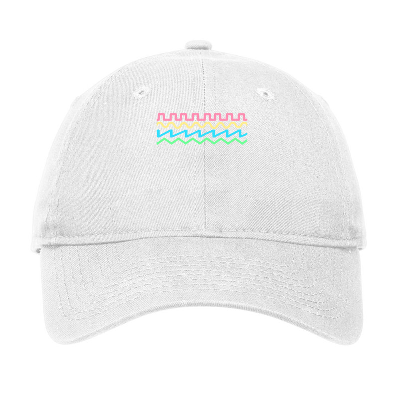 Synthesizer Waveform Humor Adjustable Cap | Artistshot