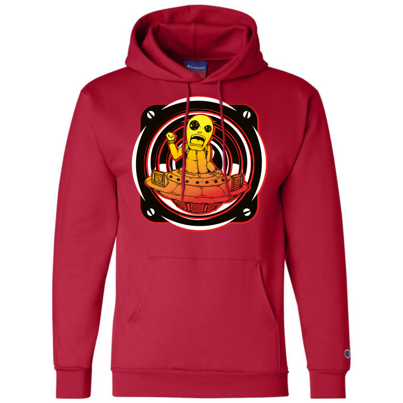 Tripping Rave Alien Travel Champion Hoodie by jhanasuttal | Artistshot