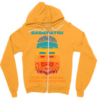 Sasquatch The Original Hairy Hipster Retro Vintage Zipper Hoodie | Artistshot