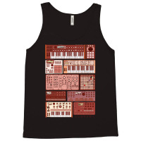 Synthesizers And Electronic Music Instruments Funn Tank Top | Artistshot