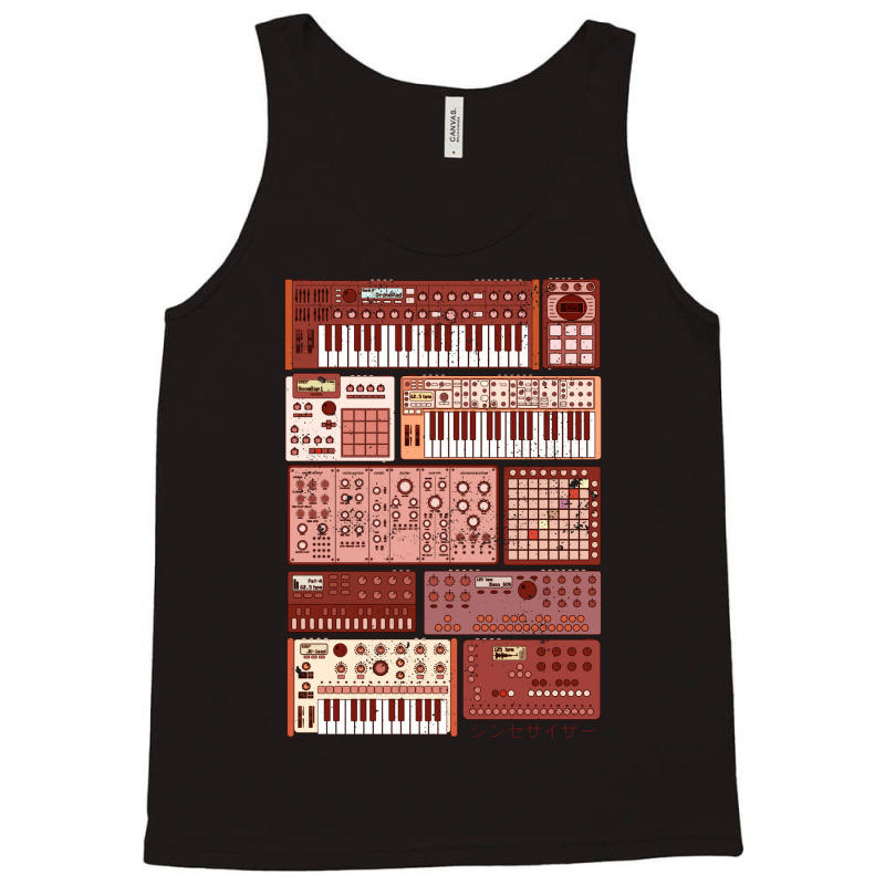 Synthesizers And Electronic Music Instruments Funn Tank Top | Artistshot