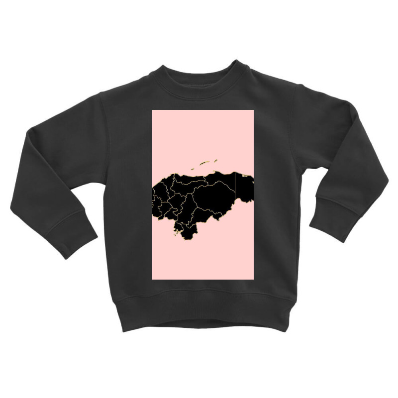 Honduras Map Toddler Sweatshirt | Artistshot