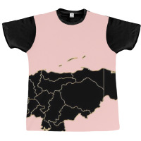 Honduras Map Graphic T-shirt | Artistshot