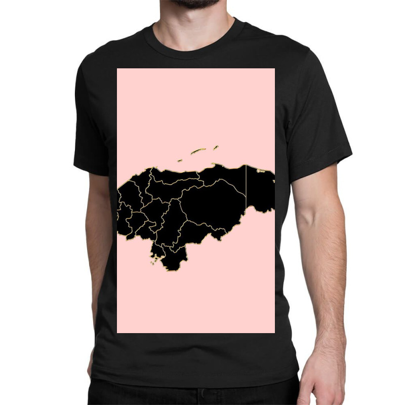 Honduras Map Classic T-shirt | Artistshot