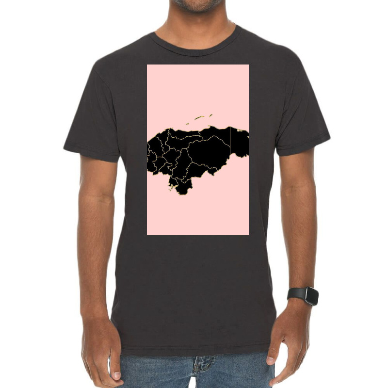 Honduras Map Vintage T-shirt | Artistshot