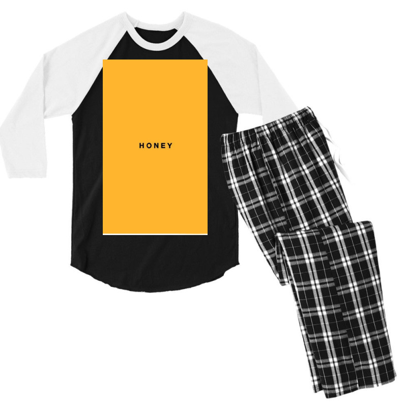 Honey Aesthetic Men's 3/4 Sleeve Pajama Set | Artistshot