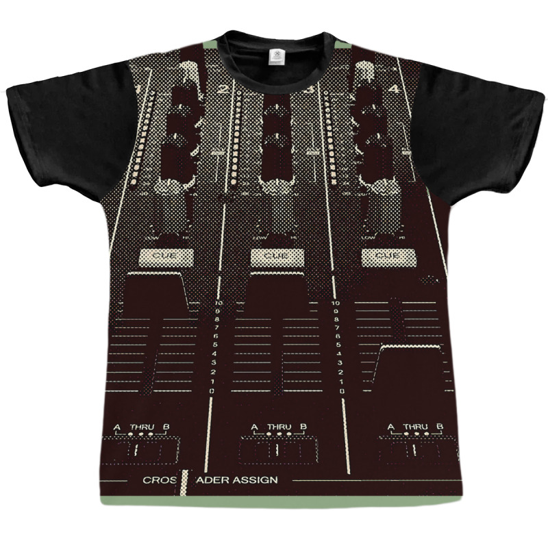 Dj Mixer Fader And Knobs Photo Graphic T-shirt | Artistshot