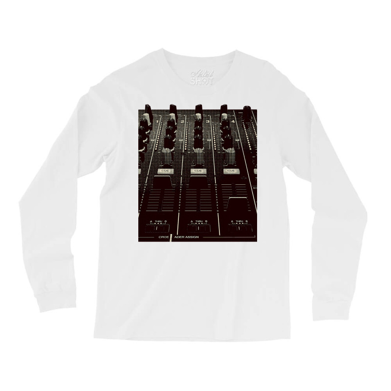 Dj Mixer Fader And Knobs Photo Long Sleeve Shirts | Artistshot