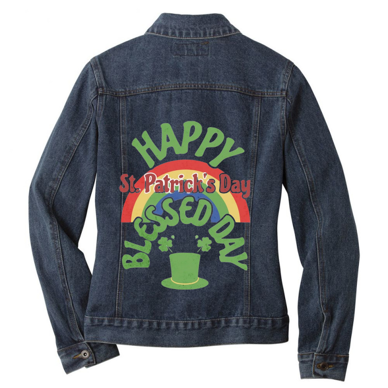 St, Patrick's Edition Ladies Denim Jacket by gree | Artistshot