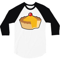 Lemon Tart Baking Bite Tumblr 3/4 Sleeve Shirt | Artistshot