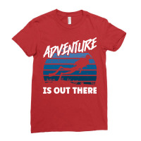 Adventure Is Out There Scuba Diving Diver Humor Ladies Fitted T-shirt | Artistshot