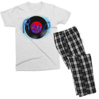 Retro Record Stars Men's T-shirt Pajama Set | Artistshot