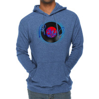 Retro Record Stars Lightweight Hoodie | Artistshot