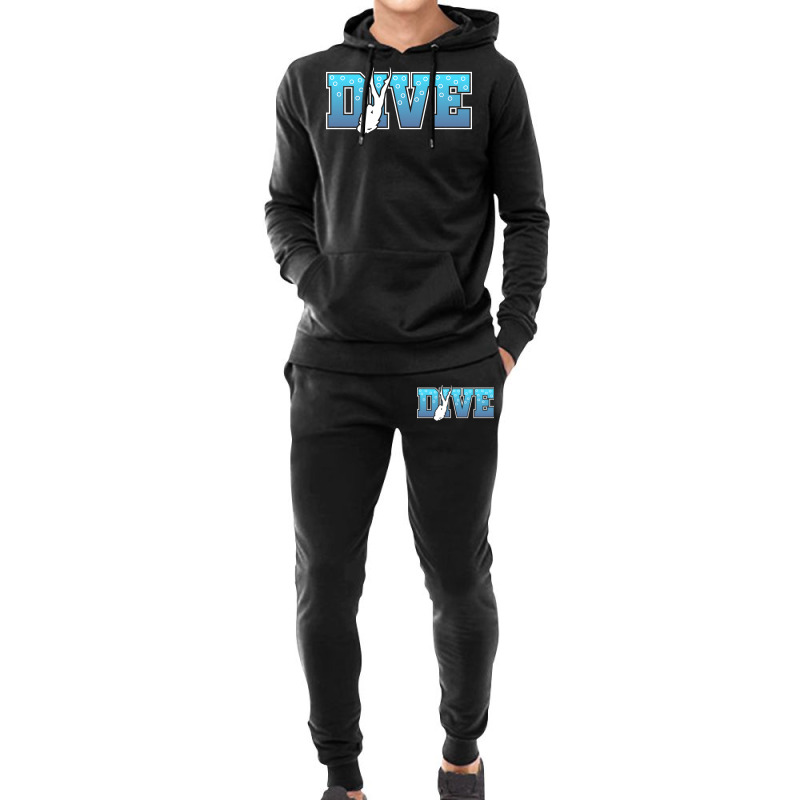 Dive Scuba Diving Diver Boy Nostalgia Hoodie & Jogger Set | Artistshot