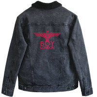 Boy-london Unisex Sherpa-lined Denim Jacket | Artistshot