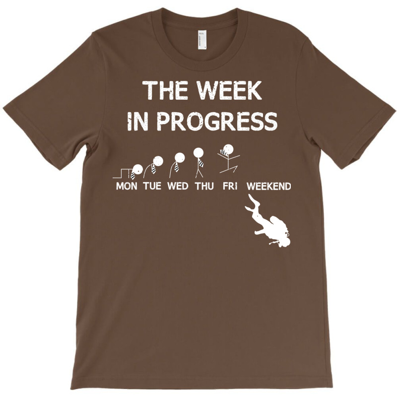 Diving Evolution The Week In Progress Water Diver T-shirt | Artistshot