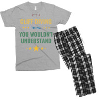 Its A Cliff Diving Thing You Wouldnt Understand Gi Men's T-shirt Pajama Set | Artistshot