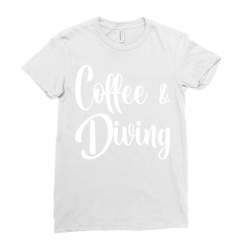 Coffee Diving Vintage Ladies Fitted T-Shirt by lisjandainaf | Artistshot