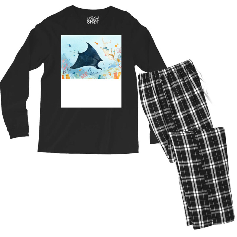 Manta Hippie Men's Long Sleeve Pajama Set by shudoterika0 | Artistshot