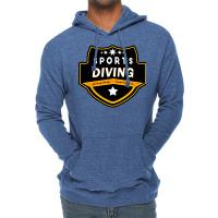 Sports Diving Green Lightweight Hoodie | Artistshot