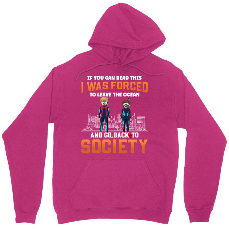 If You Can Read This Scuba Diving Diver Aesthetic Unisex Hoodie | Artistshot