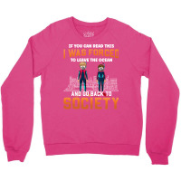 If You Can Read This Scuba Diving Diver Aesthetic Crewneck Sweatshirt | Artistshot